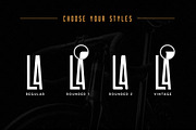 Las Valles Ultra Condensed Typeface, a Sans Serif Font by Kaligra.co (Thumbnail 18 of 23)