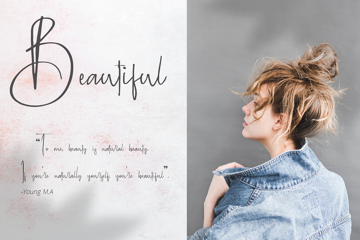 Geovanice - Casual Signature Font preview 7