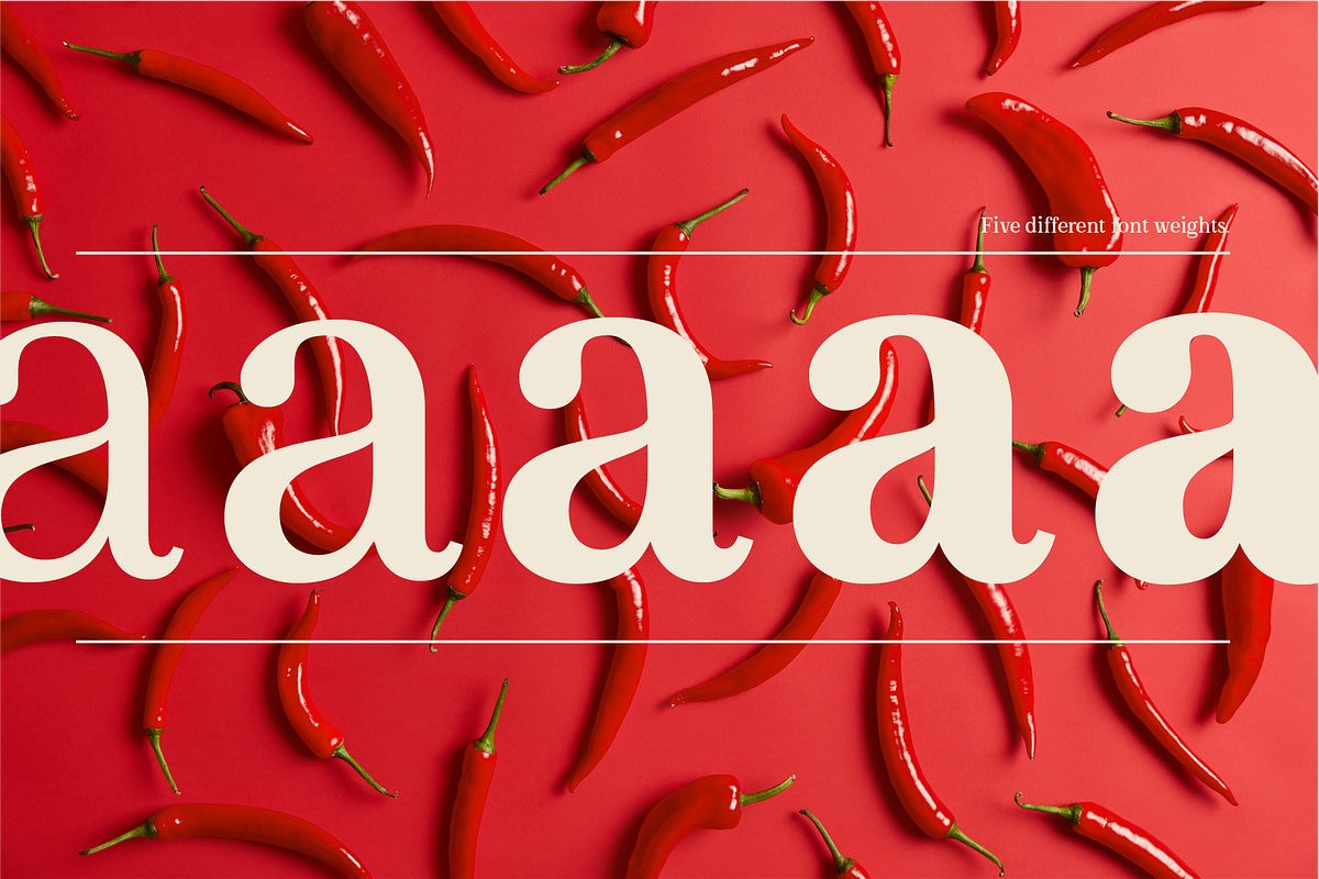 Goodfood Font Family, a Serif Font by MaGo (Photo 6 of 7)