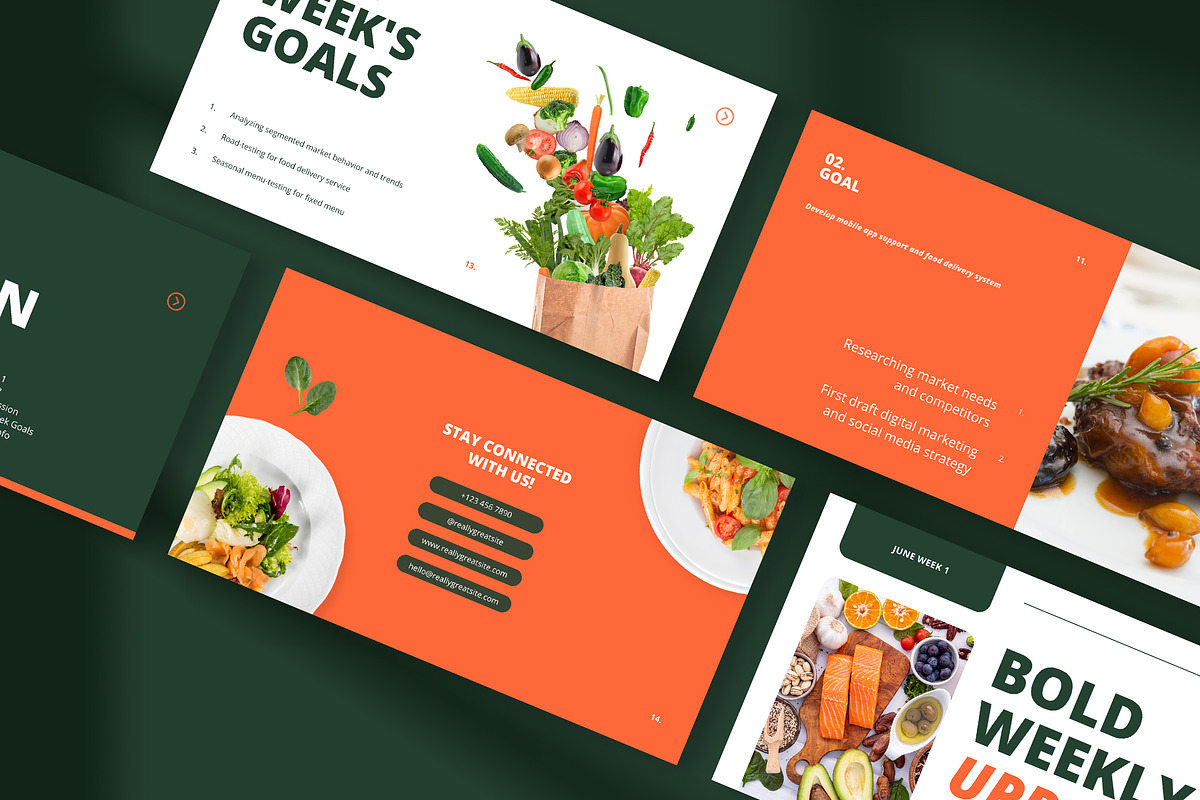 Bold Weekly Update Presentation, a Presentation Template by peterdraw (Photo 6 of 6)