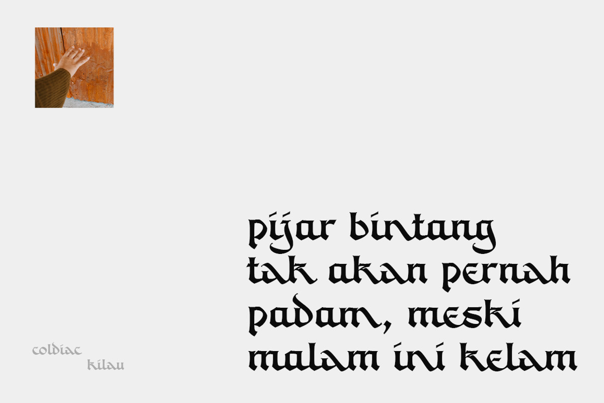 Kilau - Blackletter Font, a Blackletter Font by dexsarharryfonts (Photo 5 of 9)