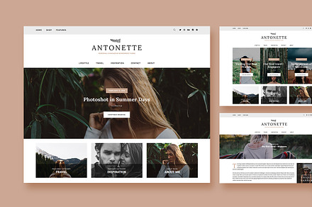 Antonette - WordPress Blog Theme