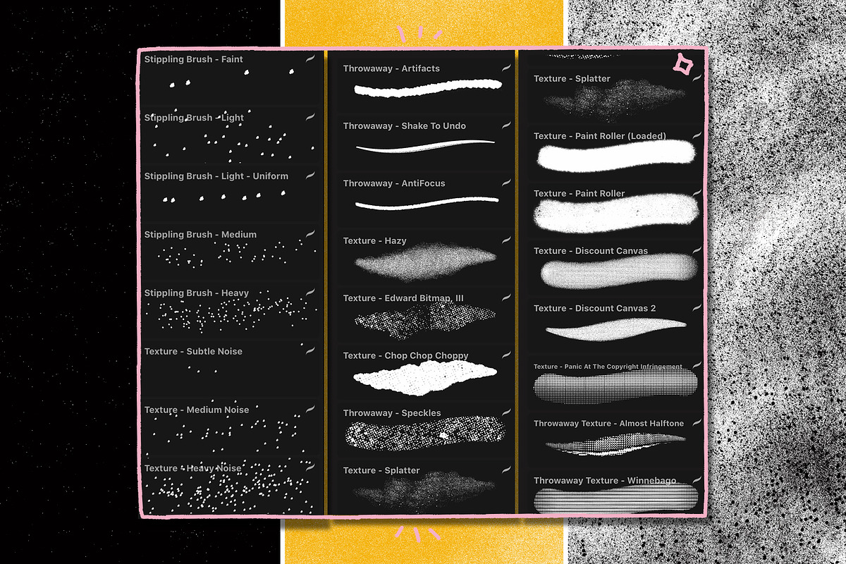 McToothy - Procreate Texture Brushes, a Brush Add-On by IIAspire (Photo 3 of 14)