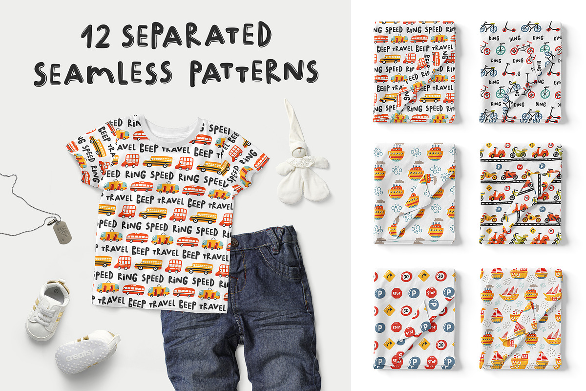 Kids transport collection, a Graphic by Murvin (Photo 10 of 15)