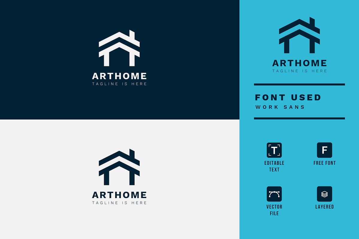 Minimalist Home Logo, a Branding & Logo Template by Izalsye