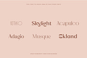Kindred - Elegant and chic font, a Sans Serif Font by Studio Aurora (Thumbnail 11 of 11)