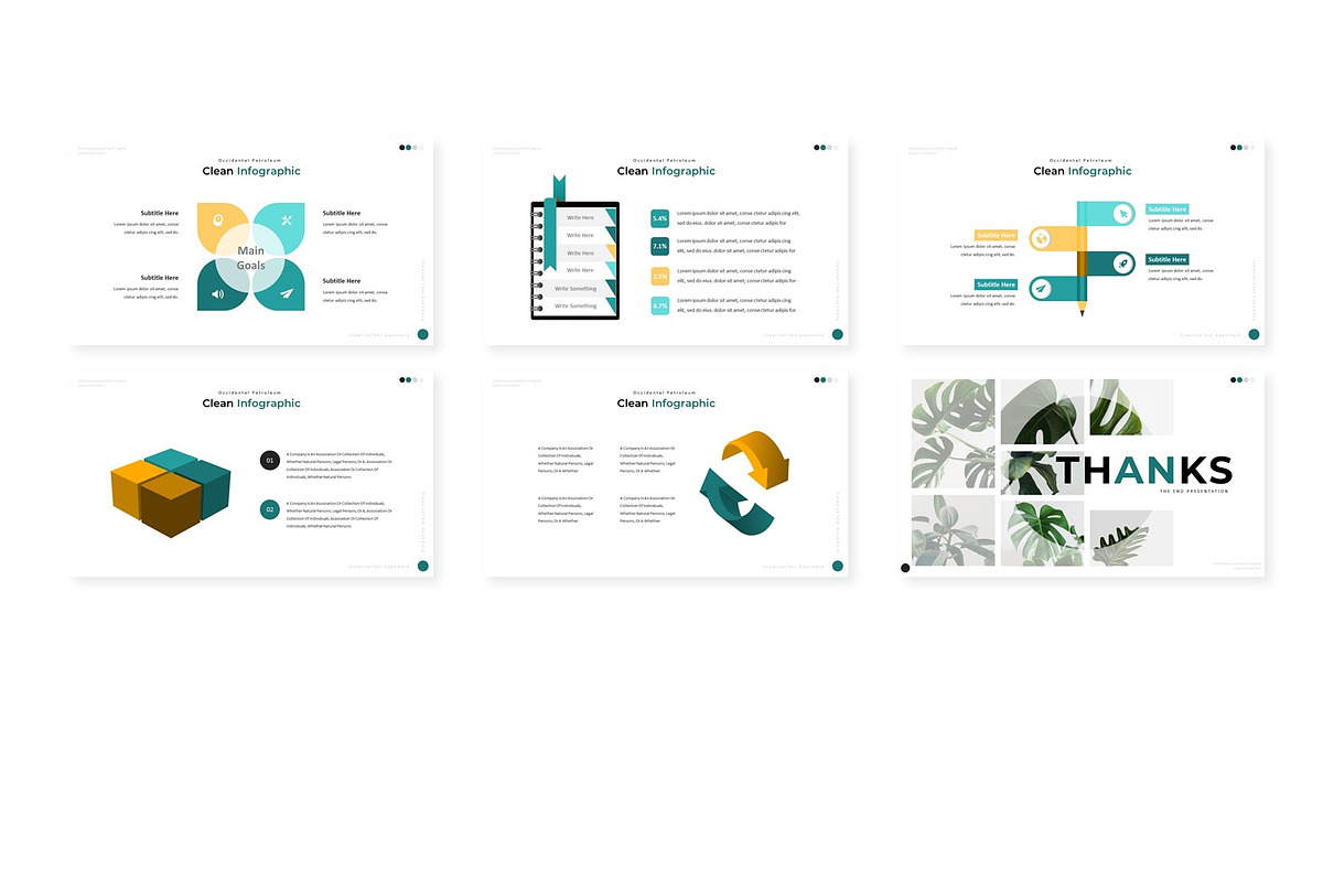 Clea-n - Keynote Template, a Presentation Template by AQR Studio