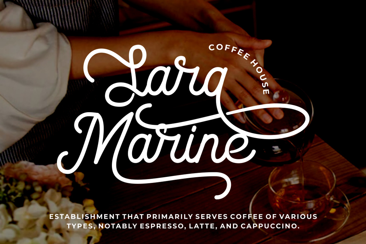 Marie Clarie - Monoline Script Font, a Script Font by PutraCetol Studio (Photo 3 of 11)