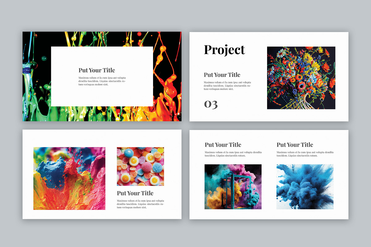 Portfolio Presentation Layout, a Presentation Template by X-Type (Photo 3 of 5)