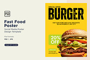 Fast Food Poster Design Template 44, a Social Media Template by shahsoft (Thumbnail 1 of 2)