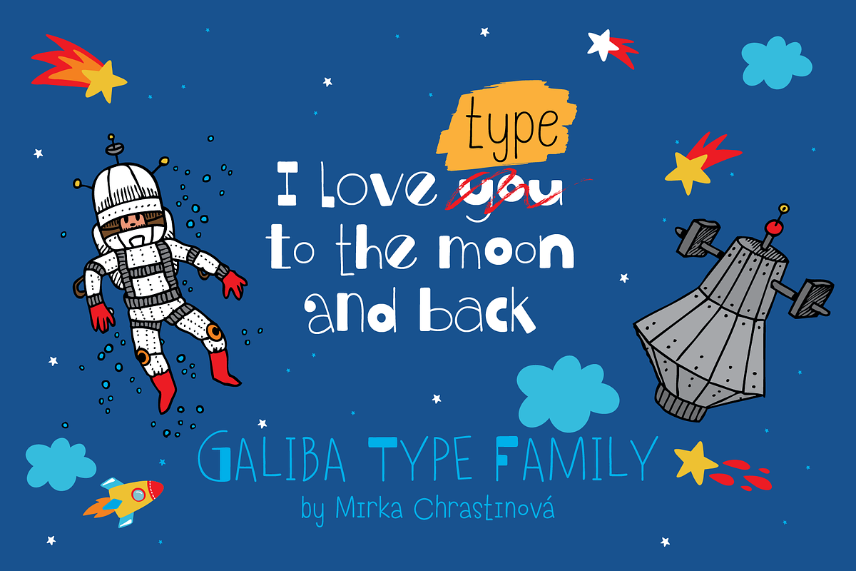 GALIBA Type Family preview 7