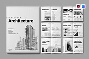 Architecture Portfolio Template, a Brochure Template by Work-Envance (Thumbnail 1 of 10)