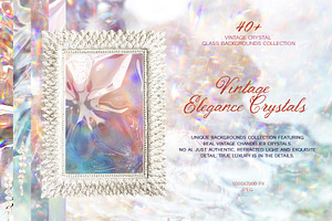 Vintage Crystal chandelier backdrops