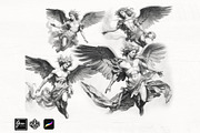 Archangel Michael and the angels, a Brush Add-On by TaKong Magics (Thumbnail 8 of 9)