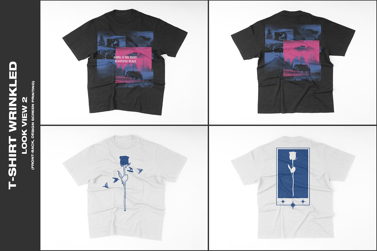 T-shirt Wrinkled Mockup, a Shirt Mockup by DaldSgh (Photo 4 of 11)