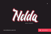 Nelda Logotype, a Script Font by ShowUp! Studio (Thumbnail 1 of 12)