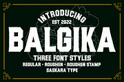 Balgika, a Serif Font by saskaratype (Thumbnail 1 of 14)