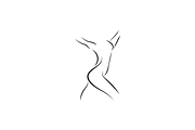 Line Art Woman Body Logo, a Branding & Logo Template by Luxury Logos (Thumbnail 3 of 4)