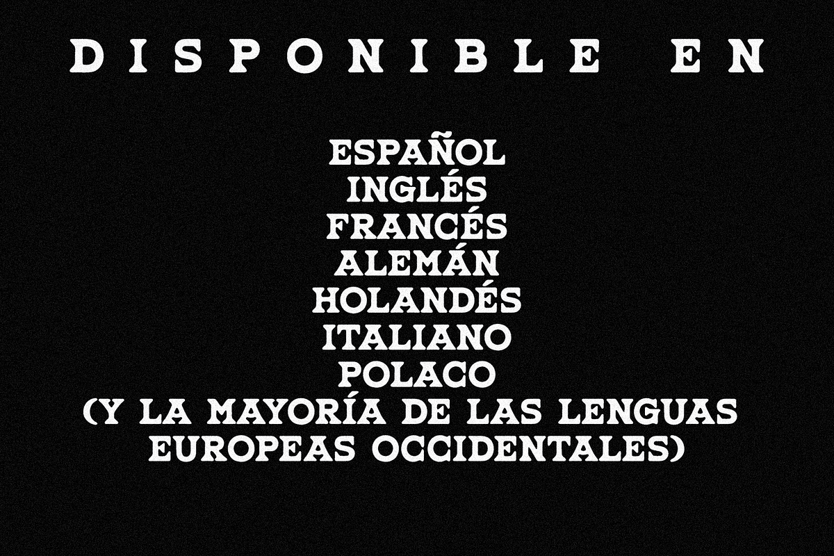MC Juárez, a Slab Serif Font by McLetters (Photo 5 of 9)