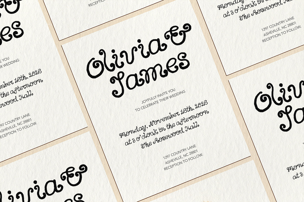 WildFlora - Playful Botanical Font, a Handwritten Font by BilberryCreates (Photo 6 of 12)