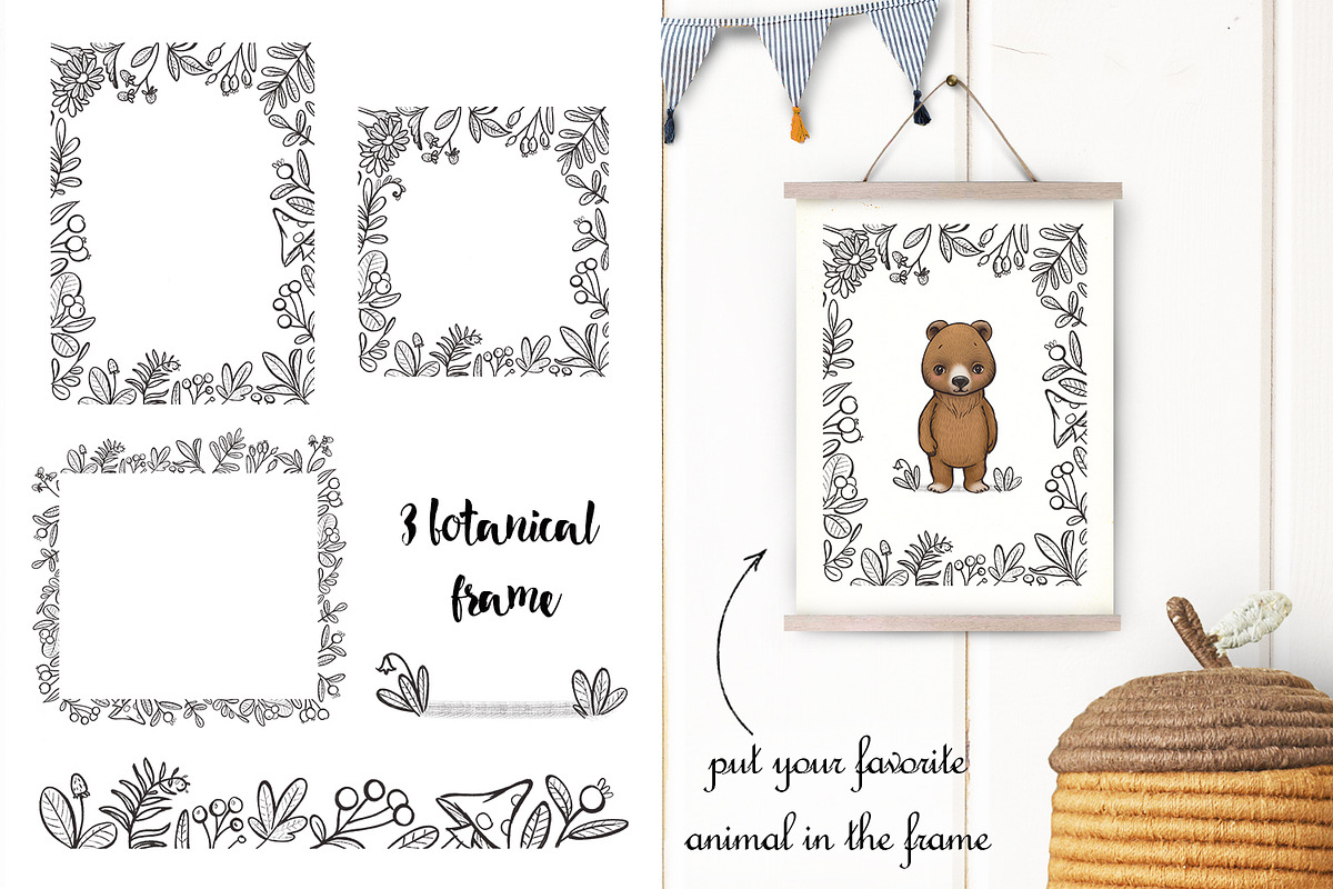 Forest animals, an Animal Illustration by TanyaSchuka (Photo 4 of 5)