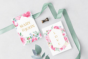 Watercolor Crystals and Peonies Set, an Illustration by SOVA (Thumbnail 3 of 9)