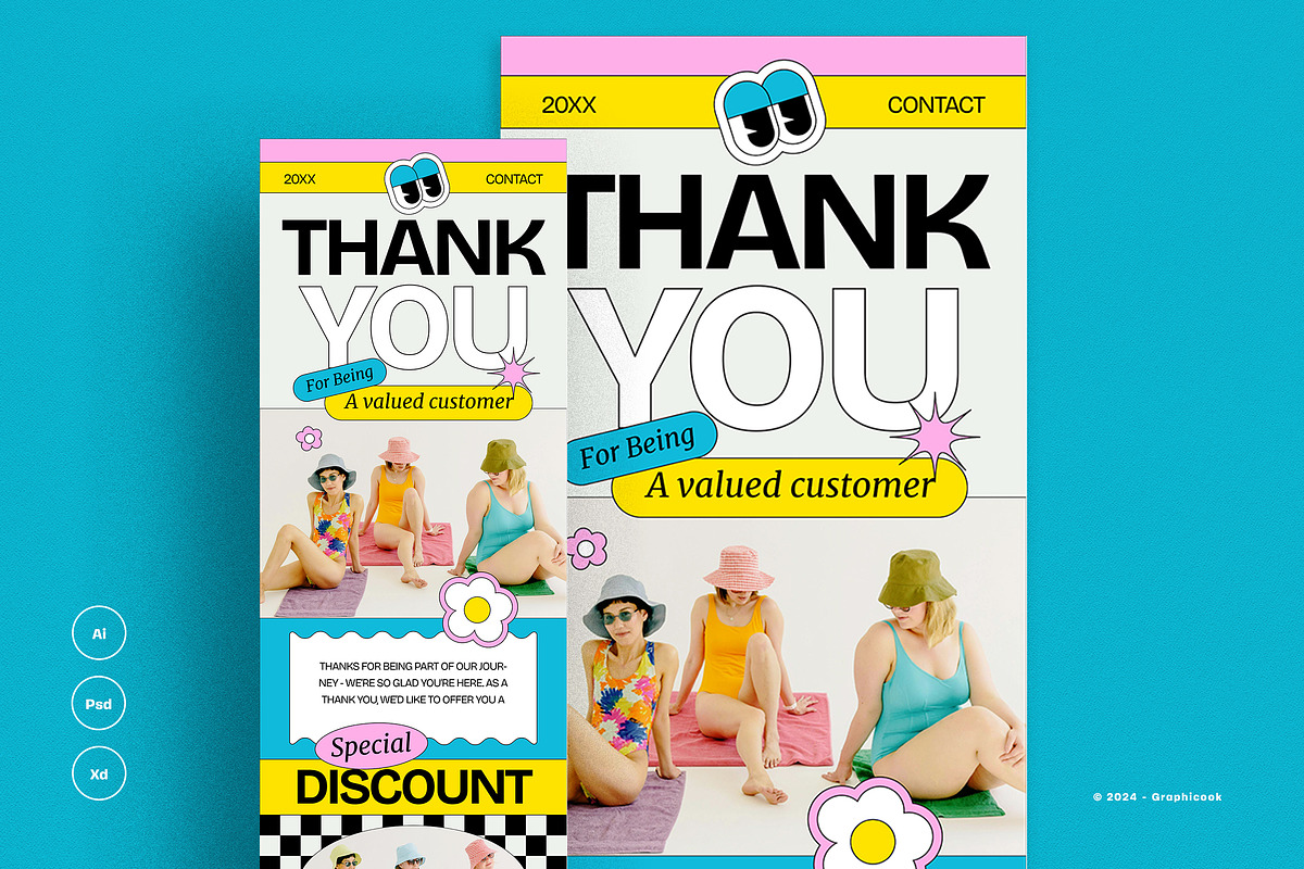 White Playful Email Newsletter, an Email Template by graphicook (Photo 1 of 6)