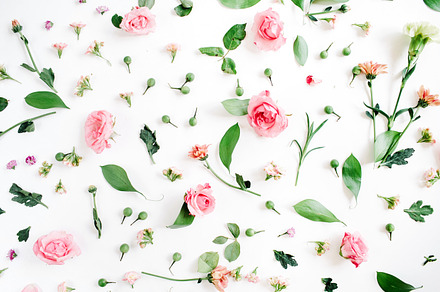Roses background containing petals, buds, and valentines day, a Holiday Photo by Floral Deco
