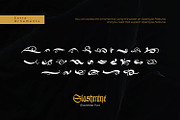 Slashmine, a Blackletter Font by Vintage Division (Thumbnail 8 of 10)