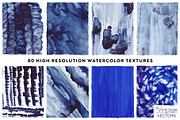 ICICLE BLUE Watercolor Texture Set, a Texture Graphic by Vintage To Vectors (Thumbnail 6 of 16)