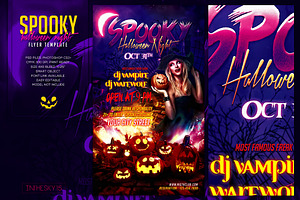 Spooky Halloween Night Flyer