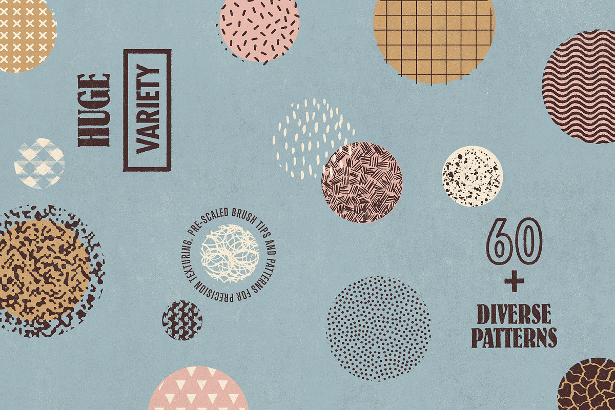 Lithotone Brushes for Photoshop, a Brush Add-On by True Grit Texture Supply (Photo 3 of 10)