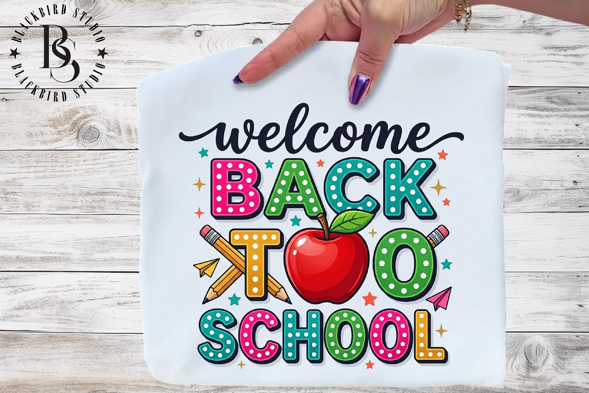 Retro Back to School PNG, an Education Illustration by Black Bird Studio (Photo 2 of 3)