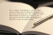 Caligrafando Script, a Script Font by Marcelo Inez (Thumbnail 3 of 6)