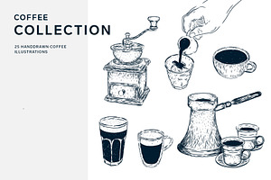 Coffee Illustration Set