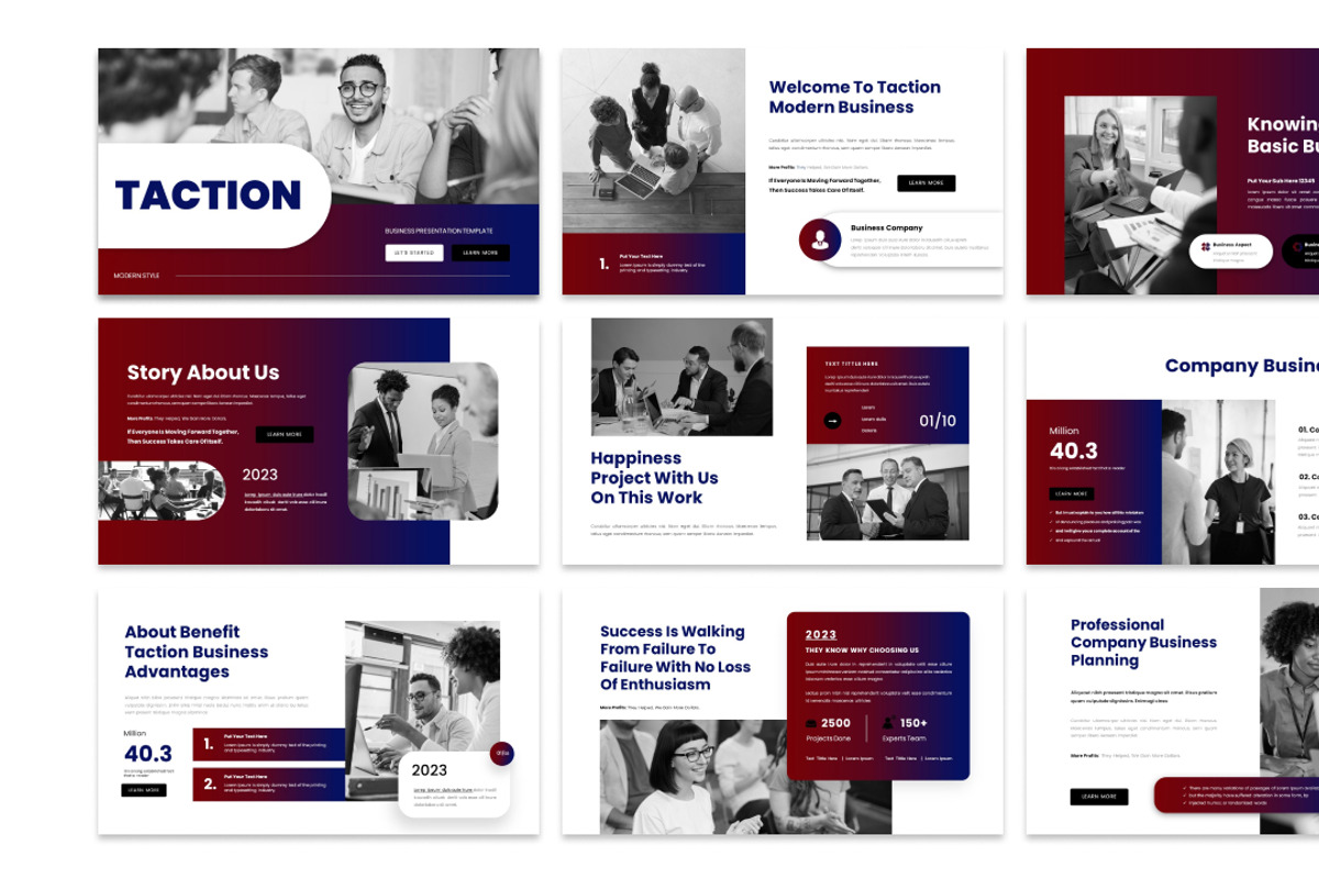 Taction-Business Keynote & GS, a Presentation Template by Raseuki (Photo 2 of 5)