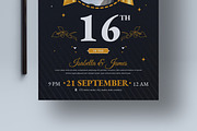 Wedding Anniversary Invitation Flyer, a Flyer Template by MightyDesign (Thumbnail 3 of 8)