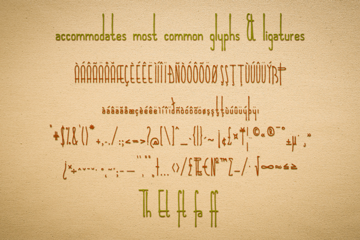 Manufactura - a crafted typeface preview 4