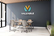 PSD Office Wall Logo Mockup, an Advertising Mockup by Ayy (Thumbnail 10 of 23)