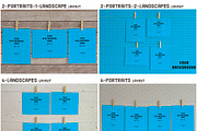 8x10 Artwork Mock Ups on Clothesline, a Print Template by JSquarePresents (Thumbnail 3 of 3)
