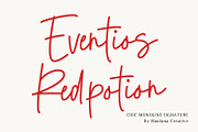 Eventios Redpotion Chic Monoline, a Script Font by Maulana Creative (Thumbnail 1 of 7)