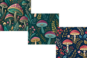 Maximalist Mushroom Tapestry Pattern, a Pattern Graphic by FloridPrintables (Thumbnail 4 of 12)