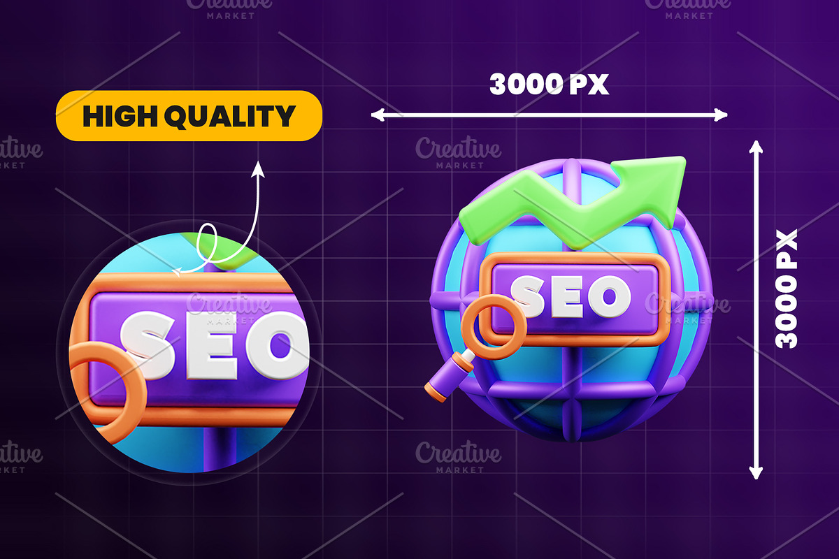 Marketing and Advertising 3d Icon, an Object 3D Model by Ui Stock (Photo 5 of 6)