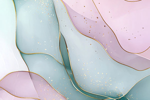 Delicate floral pattern with waterco, a Photo by Dvoevnore photos