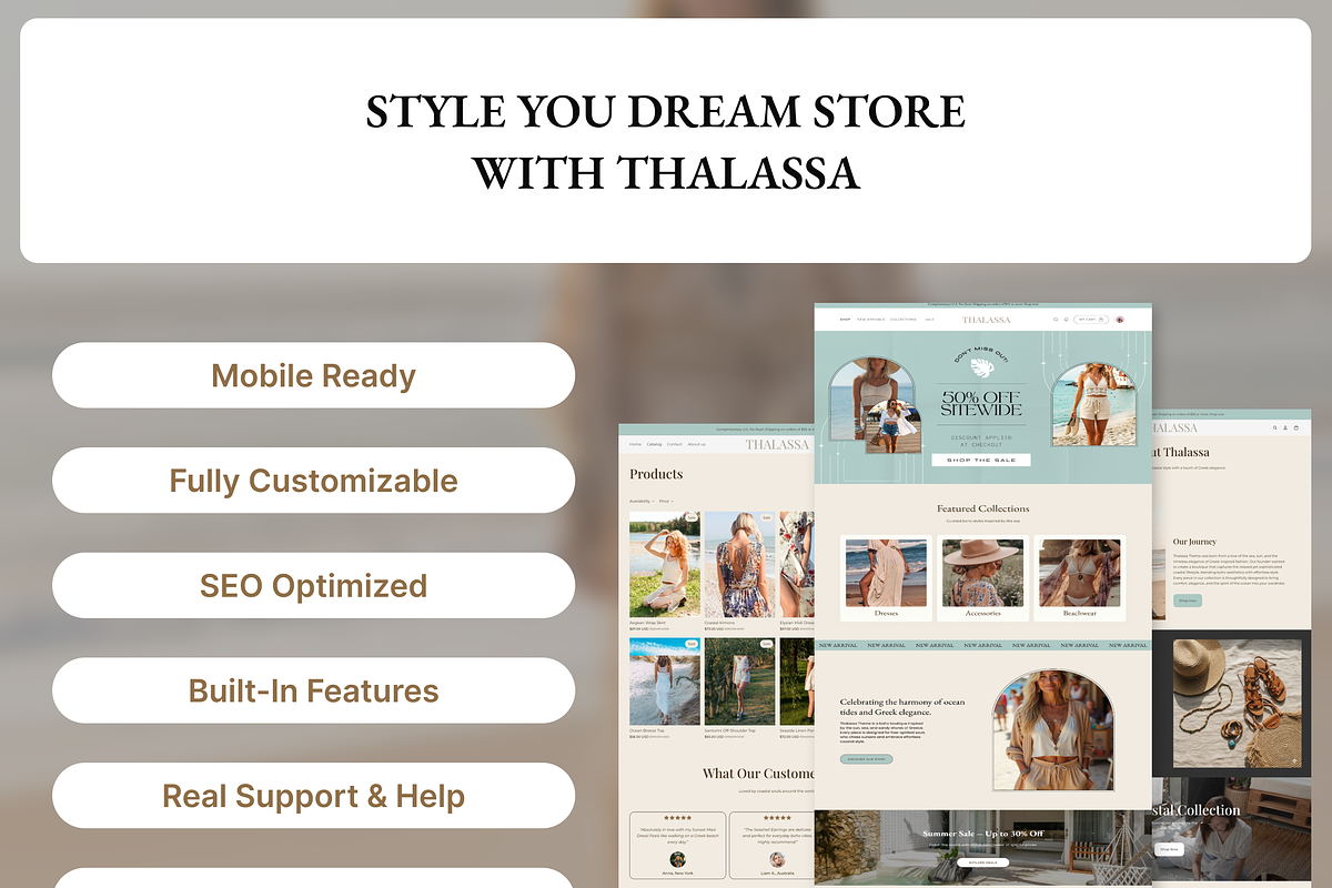 Thalassa Boutique Shopify Theme, a Shopify Template by AtelierDuVow (Photo 9 of 10)