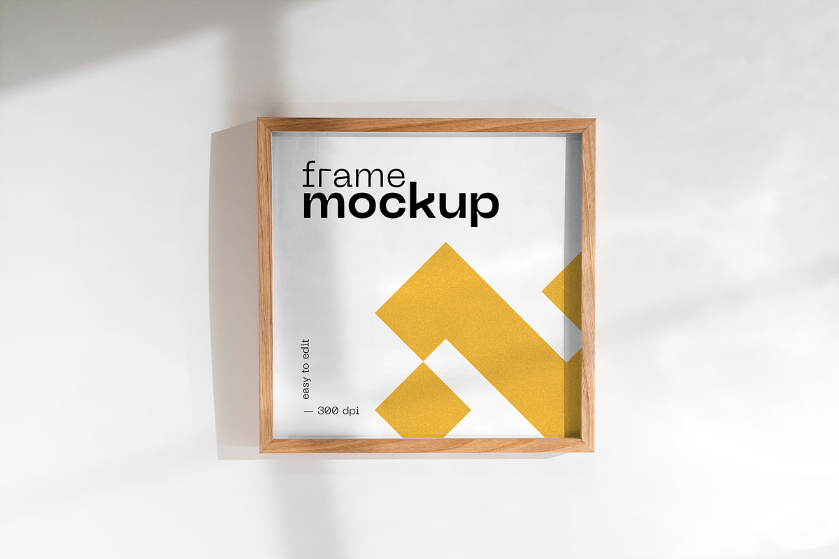 Frame Poster Mockup, a Print Template by dpi (Photo 2 of 4)