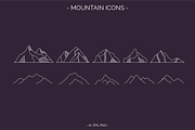 MOUNTAIN Logos, Icons and Frames, a Branding & Logo Template by Andreen (Thumbnail 8 of 15)