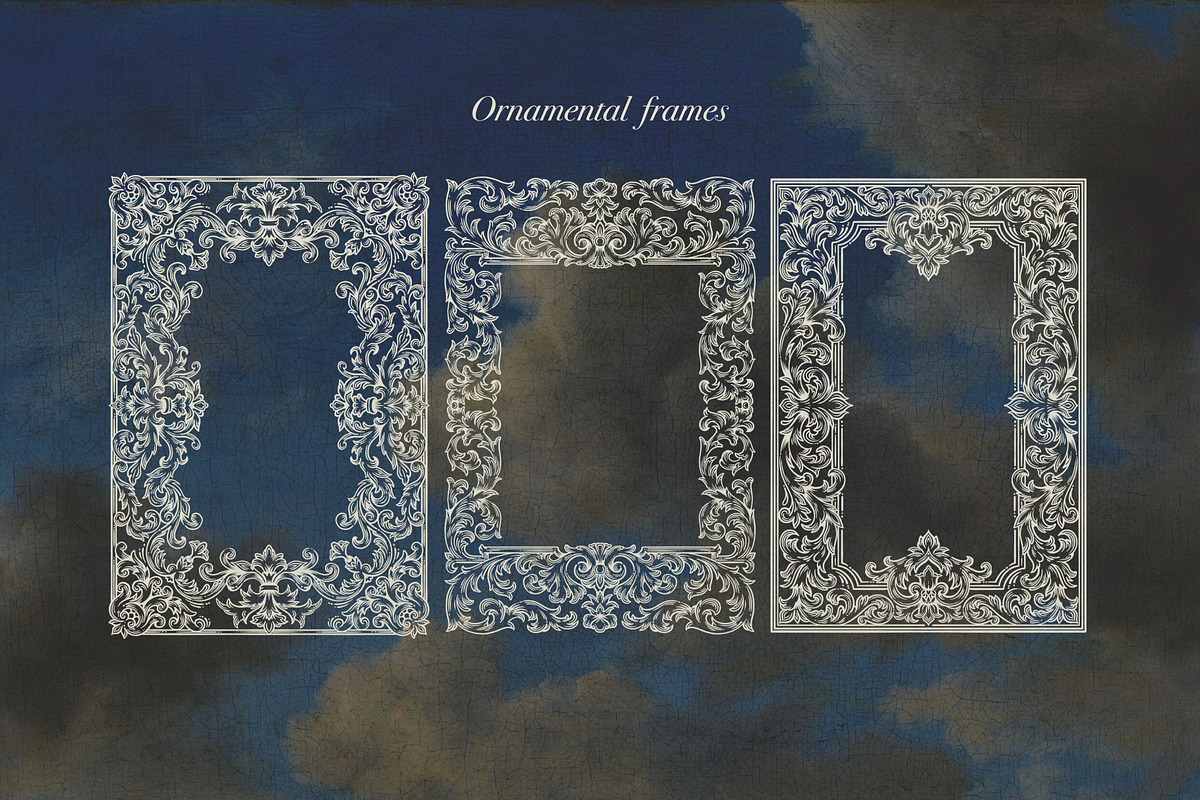 OrnamentalGarden  Frames&Ornaments, a Decorative Illustration by heyXeni (Photo 6 of 11)