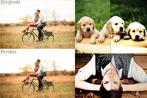 54 Photo Actions And Background Gen.