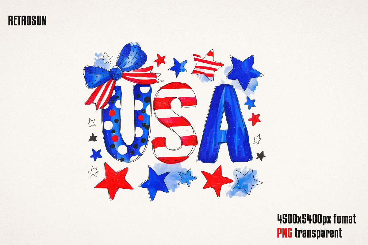 4th of July Hand Drawn PNG Bundle, an Object Graphic by GlitterCraft (Photo 43 of 61)